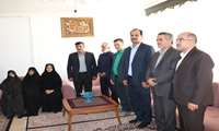 دیدار مسئولین بعثت  از خانواده مدافع حرم 