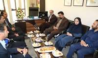 بازدید مسئولین  بعثت از مدیریت اداری مالی داروسازی