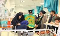 پرچم با شکوه ضامن آهو در مجتمع بعثت
