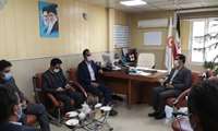 نشست  مسئولین    بعثت با  مدیر کل بهزيستي 