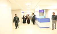 بازديد امام جمعه  همدان از مرکز سوانح سوختگی بعثت :